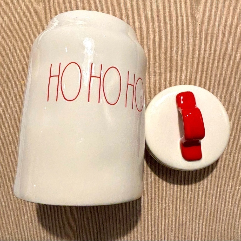 RAE DUNN HO HO HO  6” x 4.5” Canistet Artisan Collection
